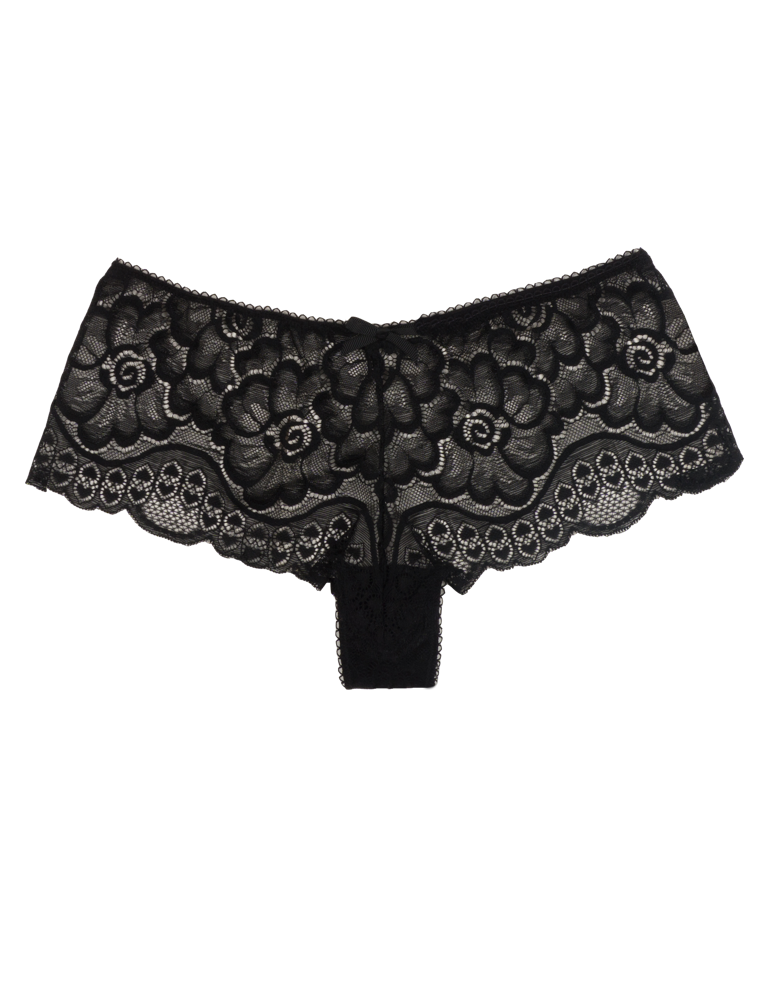 Black Lace French Briefs Frenchie Tease - InvisiBra