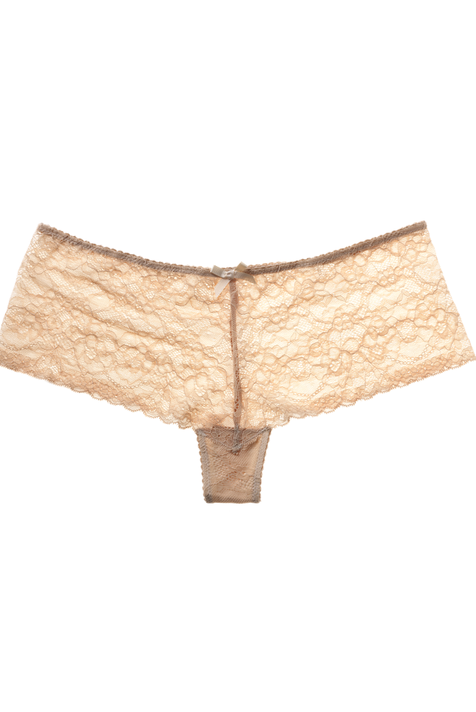 Nude Lace Seamless French Briefs Birthday Suit - InvisiBra