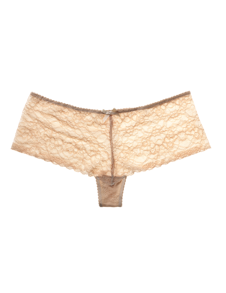 Nude Lace Seamless French Briefs Birthday Suit - InvisiBra