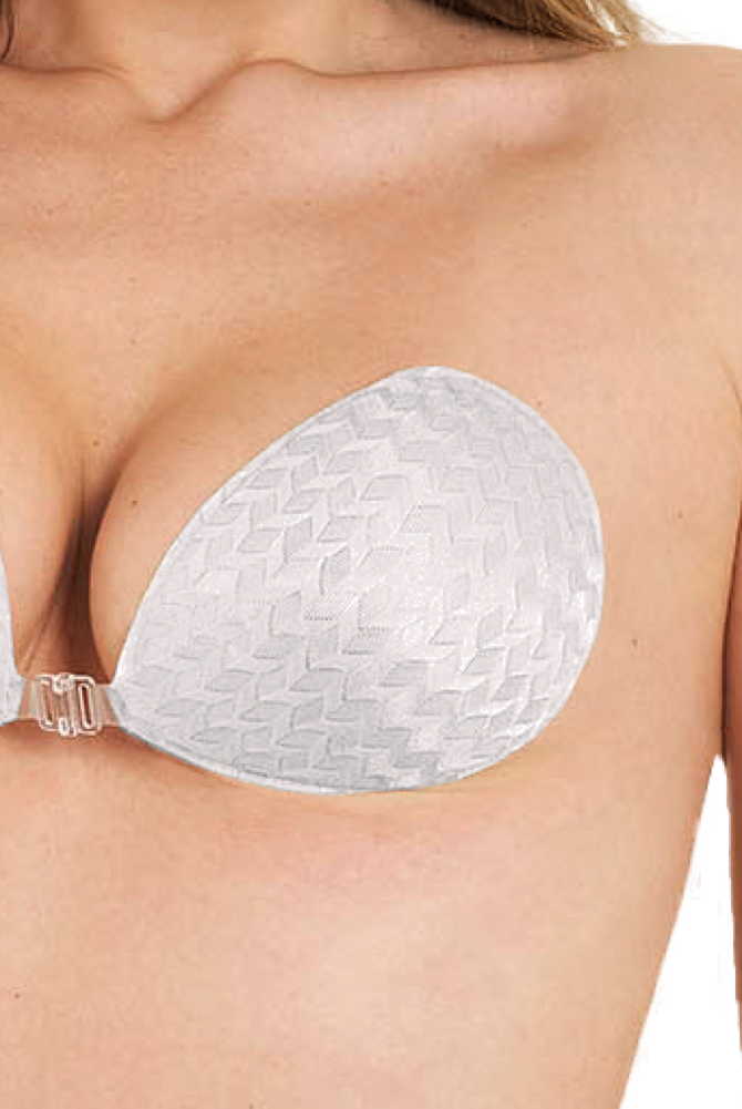 Self-Adhesive Stick On Backless Bra White Diamond - InvisiBra