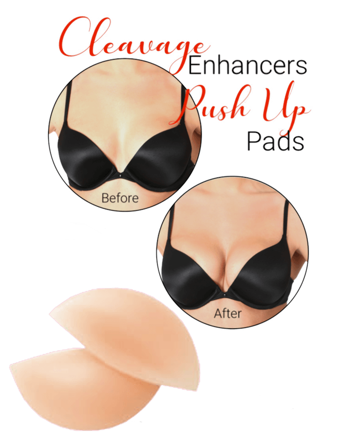 Cleavage Enhancer Breast Booster Pushup Bra Inserts InvisiBra