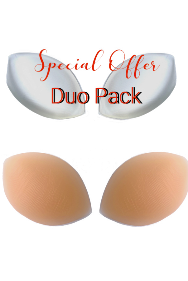 Breast Enhancer Bra Inserts Special Offer Duo Pack - InvisiBra
