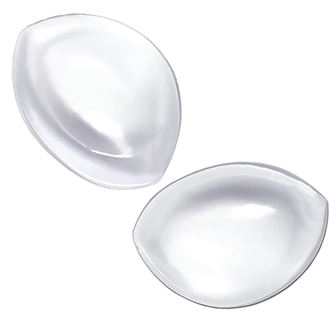 Clear Oval Silicone Push-up Bra Inserts/Cleavage Enhancers/Bust Boosters - InvisiBra